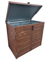 Zabudowa koszy na śmieci wiata śmietnikowa 140x80x120cm 2x240L NB218