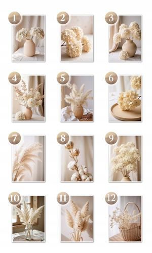 OBRAZY BOHO ZESTAW 3 PLAKATÓW W RAMIE DEKORACJE DO SALONU SYPIALNI na Arena.pl