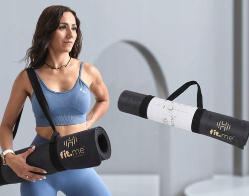 PIĘKNA MATA PREMIUM DO JOGI ĆWICZEŃ STABILNA ZAMSZOWA MIĘKKA 4 MM ZE WZOREM na Arena.pl