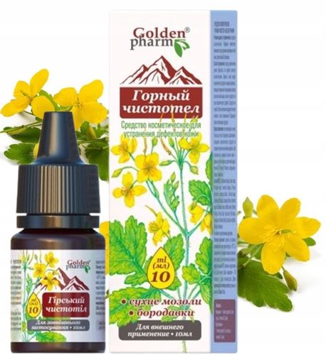 Glistnik Górski Ekstrakt Mocny Кurzajki Brodawki Modzele Włókniaki 10ml na Arena.pl