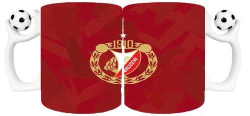 Kubek z piłką dla Fana Widzew Łódź na Arena.pl