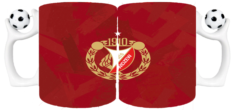 Kubek z piłką dla Fana Widzew Łódź zdjęcie 1