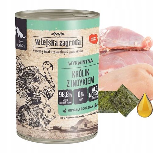 WIEJSKA ZAGRODA PET REPUBLIC Karma mokra dla psa MIX Smaków 12 x 400g na Arena.pl