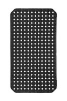 Mata łazienkowa antypoślizgowa do wanny BABEL 68 x 37 cm przyssawki czarna