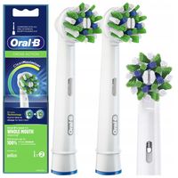 2x BRAUN ORAL-B CROSS ACTION ORYGINALNE KOŃCÓWKI DO SZCZOTECZKI