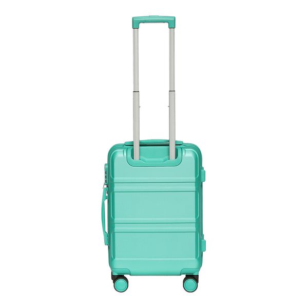 Walizka kabinowa + kuferek w kolorze zielonym zdjęcie 5