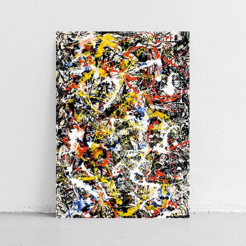 Obraz na płótnie Pollock Convergence 70x100 cm na Arena.pl