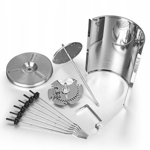 GRILL DO KURCZAKA KEBAB SZASZŁYKI OBROTOWY 360' 1400W na Arena.pl