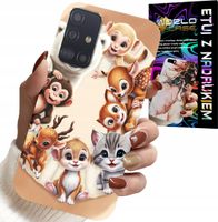 ETUI DO SAMSUNG GALAXY A51 - PLECKI DLA DZIECI W ZWIERZĘTA LEŚNE CASE