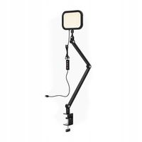 Lampka biurkowa Apexel czarny moc do 2800 W