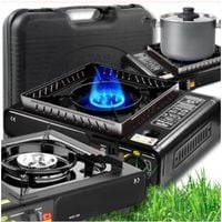 KUCHENKA GAZOWA NA KARTUSZE TURYSTYCZNA PODRÓŻNA PRZENOŚNA Z WALIZKĄ