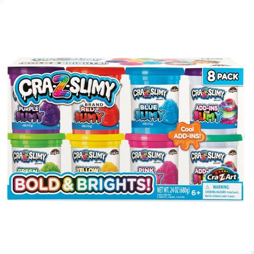 Zabawa z Plasteliną Cra-Z-Art Bold&Brights (6 Sztuk) Slime na Arena.pl