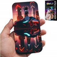 ETUI DO HUAWEI MATE 20 LITE - SAMOCHODY FAN, WZORY DLA MĘŻCZYZN +FOLIA