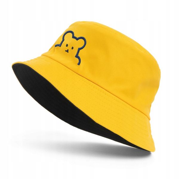 Kapelusz Dzieci Rybacki Bucket Hat Lato Dwustronny zdjęcie 4