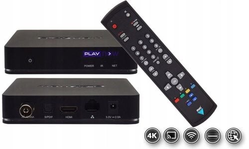 ODTWARZACZ MULTIMEDIALNY PLAY BOX 2 4K NETFLIX YOUTUBE DISNEY IPTV HBO na Arena.pl