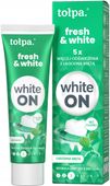 TOŁPA WHITE ON PASTA DO ZĘBÓW ŁAGODNA MIĘTA 75 ML