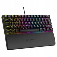 Klawiatura przewodowa Rampage PLOWERK60 gamingowa mechaniczna Blue Switch R