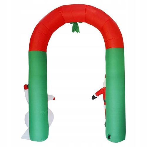 Brama Bramka Dmuchana Ozdoba Świąteczna Mikołaj Bałwan na Święta Duża 240cm na Arena.pl