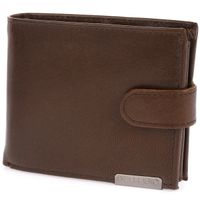 portfel męski ze skóry z rfid bellugio - czekoladowobrązowy