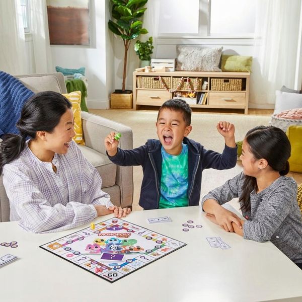 Gra Monopoly Junior 2w1 dwustronna plansza PL Hasbro F8562 zdjęcie 4
