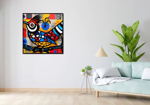 Plakat 90x90cm Ptak Na Wznak na Arena.pl
