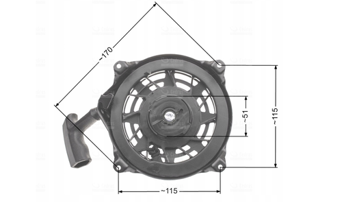 Rozrusznik Briggs&Stratton Quantum zam. 497680 na Arena.pl