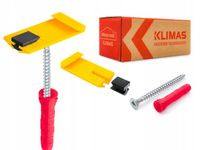 Zestaw do tynkowania system mocowań do listew tynkarskich100szt+kołki100szt