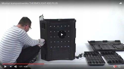 KOMPOSTOWNIK 400L CZARNY POPRAWIONY MODEL na Arena.pl