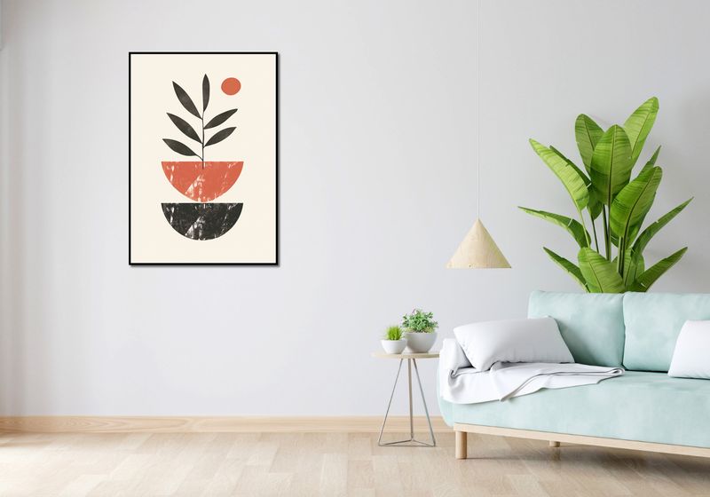 Plakat 70x100cm Roślinna Sztuka zdjęcie 4
