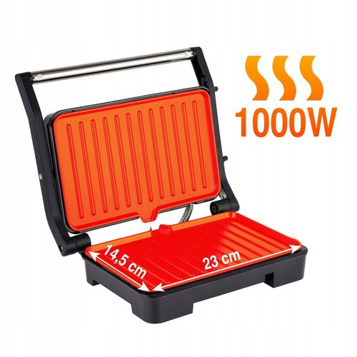 Grill elektryczny opiekacz do kanapek pannini rozkładany GK110 Eldom na Arena.pl