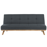 Sofa rozkładana ciemnoszara FROYA