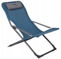 NILS Leżak Turystyczny Plażowy Składany Kempingowy Do Ogrodu + Poduszka