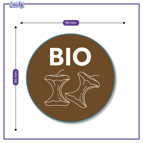 Naklejki segregacyjne OKRĄGŁE na Arena.pl