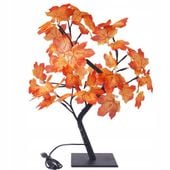 JESIENNY LAMPION DEKORACJA Drzewko KLONOWE LED Lampka Drzewo Bonsai 45 cm