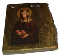 Ikona Święta Elżbieta patronka ubogich, wdów, sierot