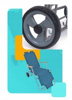 LEŻAK NA KÓŁKACH SKŁADANY OGRODOWY PLAŻOWY FOTEL TARASOWY WYGODNY