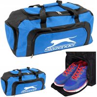 NIEBIESKA Duża Pojemna Torba podróżna Slazenger 50l Podróż Siłownia Praca