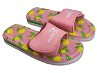 Piankowe klapki Kubota - Rzep Rozmiar 40 - Cytryny