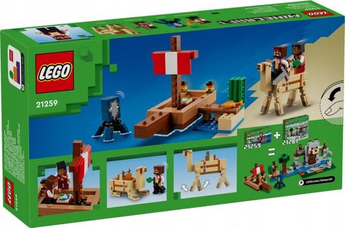 LEGO MINECRAFT 21259 Rejs statkiem pirackim na Arena.pl