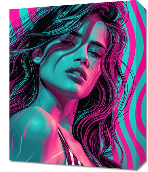 Obraz 40x50cm Neonowy Wzrok zdjęcie 1