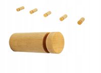 Wieszak Drewniany 5,5 cm do Ubran na Ścianę Saune do Garderoby na Wieszaki