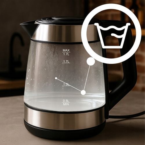 DUŻY CZAJNIK ELEKTRYCZNY 1,7L REGULACJA TEMPERATURY PODŚWIETLANY RGB na Arena.pl