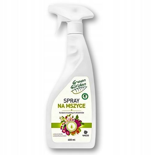 Płyn Na Mszyce Green Garden Vaco Ochrona ROŚLIN Ekologiczny Spray 400 ml x3 na Arena.pl