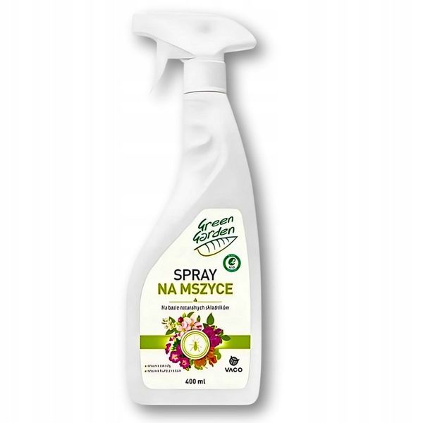 Płyn Na Mszyce Green Garden Vaco Ochrona ROŚLIN Ekologiczny Spray 400 ml x3 zdjęcie 3