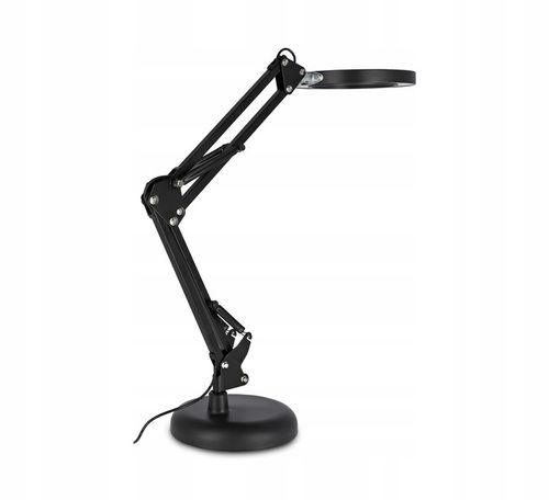 Lampka Na Biurko LED Lampa Kosmetyczna Ściemniacz Lupa Szkło na Arena.pl