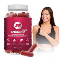 REDIN 100kaps. Mocny skład - Kofeina, L-Karnityna, Chrom, Biotyna, B6, B12
