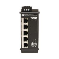 Switch Teltonika 5 portów niezarządzany na szynę DIN czarny