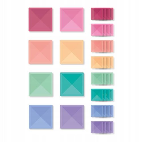 Connetix: 40 el. Klocki magnetyczne Pastel Square na Arena.pl