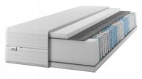 Materac sprężynowy 7 stref 24cm 140x200 pokrowiec
