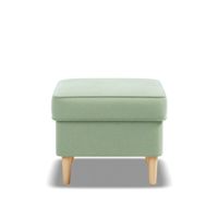Podnóżek do fotela, Myso, 49x49x40 cm, seledynowy | TYLETEGOTU